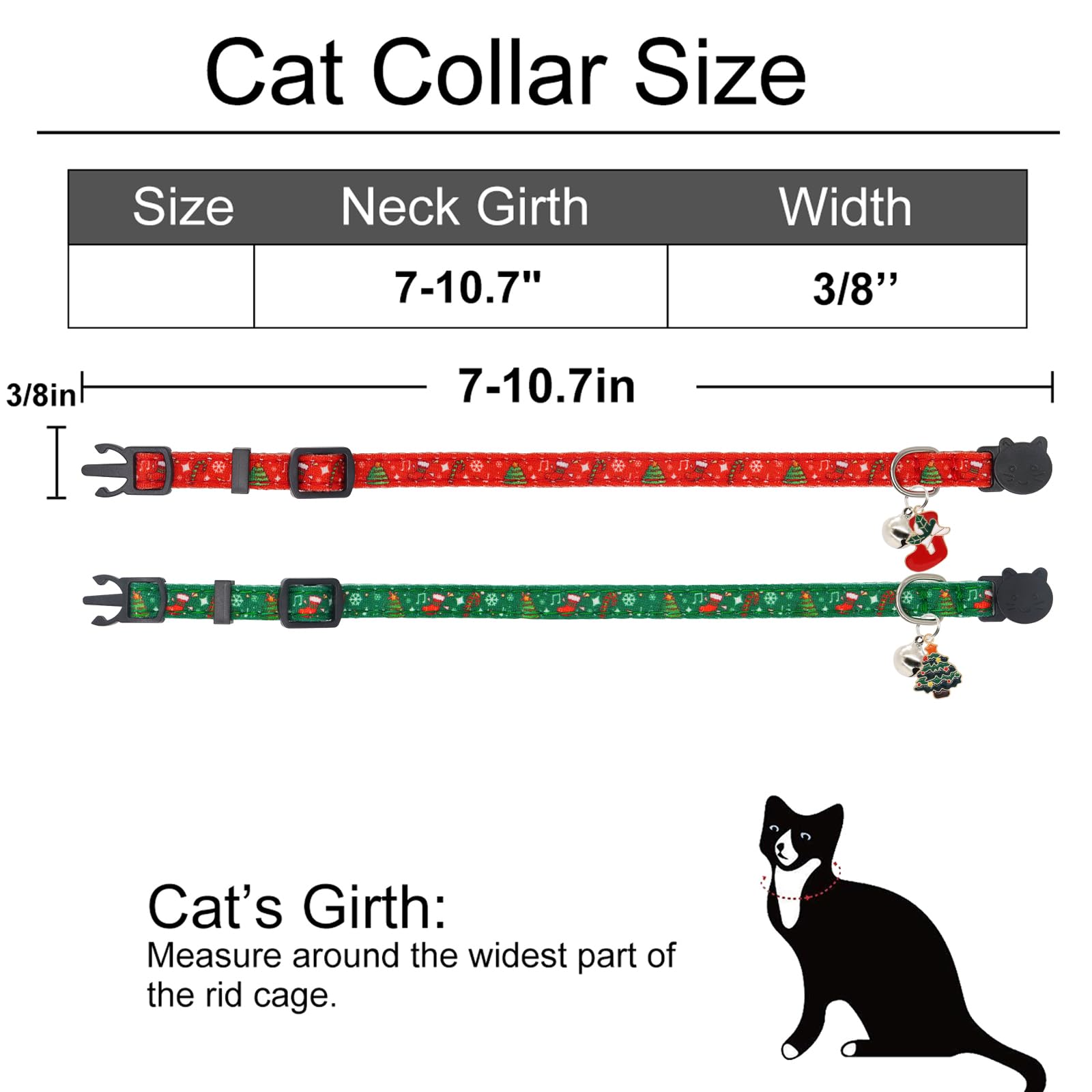 Giecooh cotton cat collar soft material for comfy daily wear