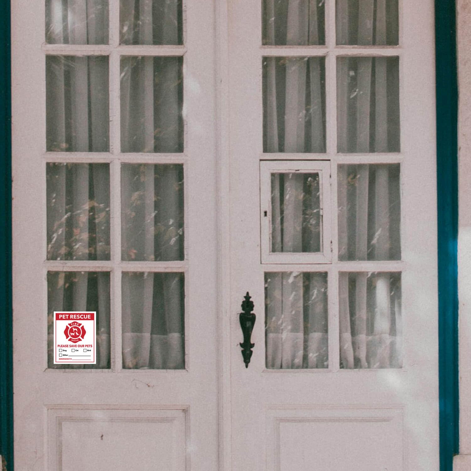 Giftideaworkshop safety sticker quick install for doors or windows