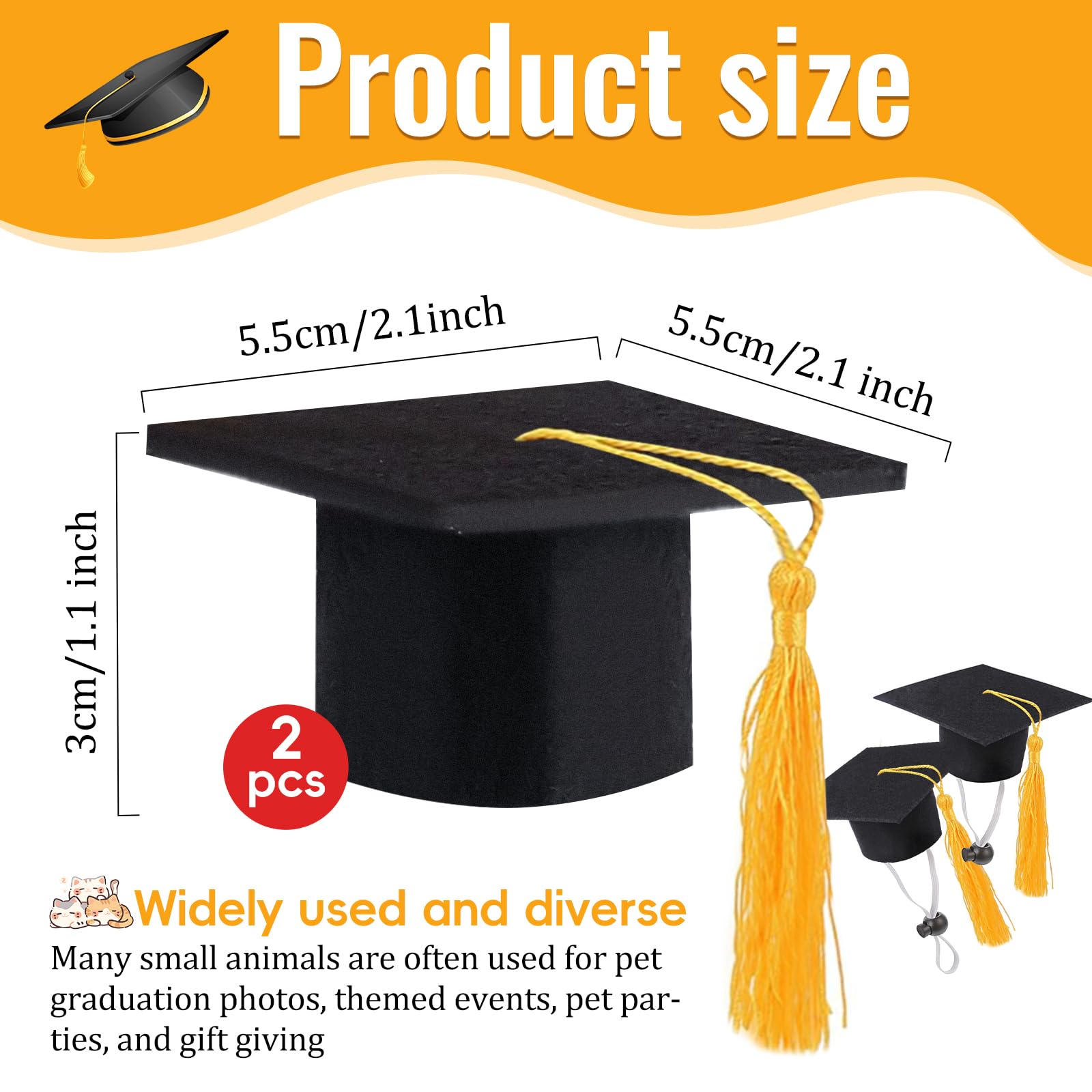 GIFTMISSU soft nonwoven cap closeup, gentle on tiny heads during celebrations.