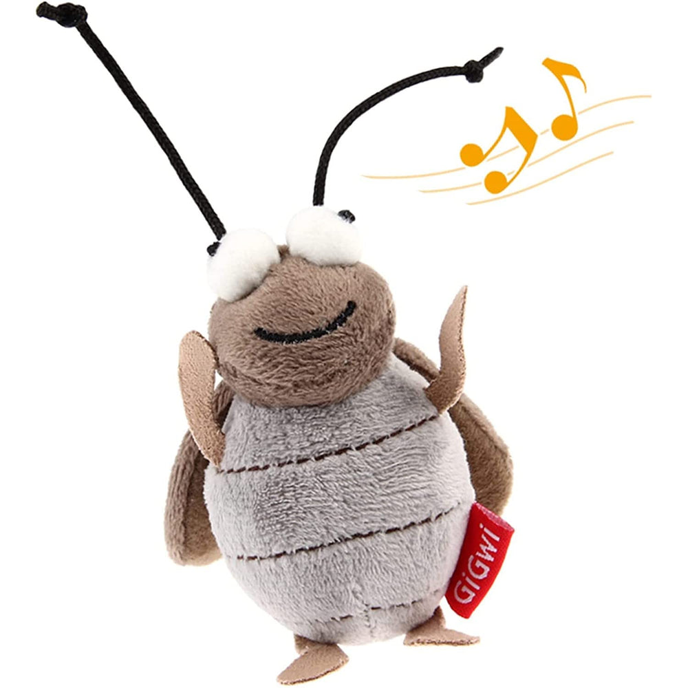 Gigwi Interactive Cricket Toy close-up squeak for engaging prey-like playtime
