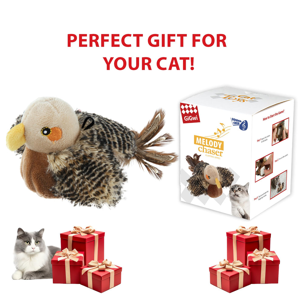 PETGEEK Gigwi Flappy Bird Toy packaging updated for improved shipping protection.