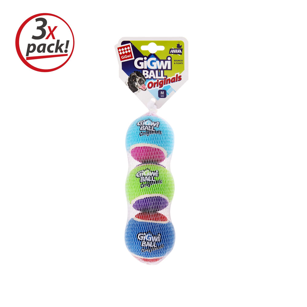 Gigwi indoor-outdoor tennis balls suit versatile exercise routines.