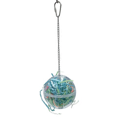 GILYGI forager ball hanging securely with stainless link.