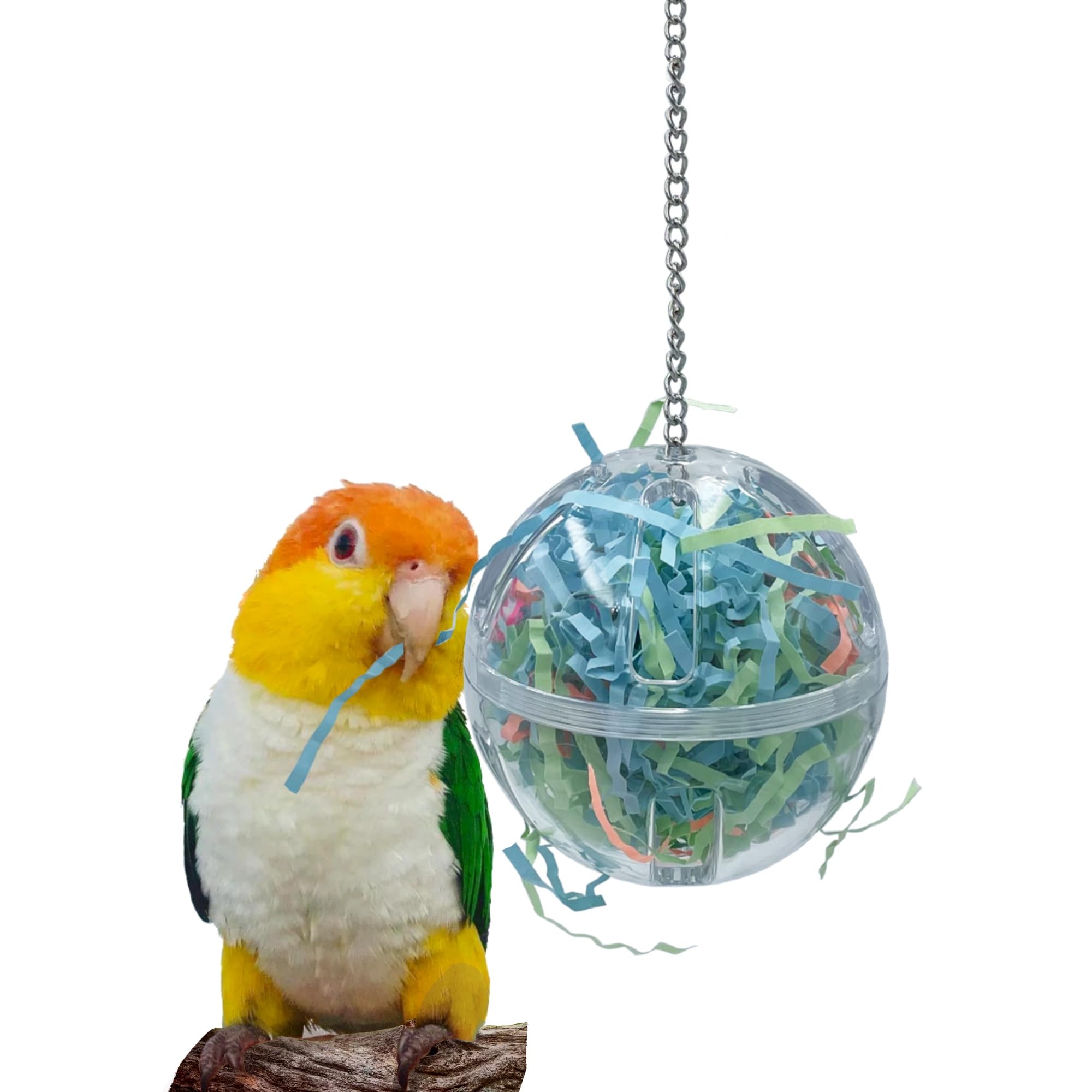 GILYGI forager ball open for filling with treats.
