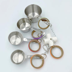 GILYGI stainless steel pots parrot toy — metallic clinks add auditory interest during play