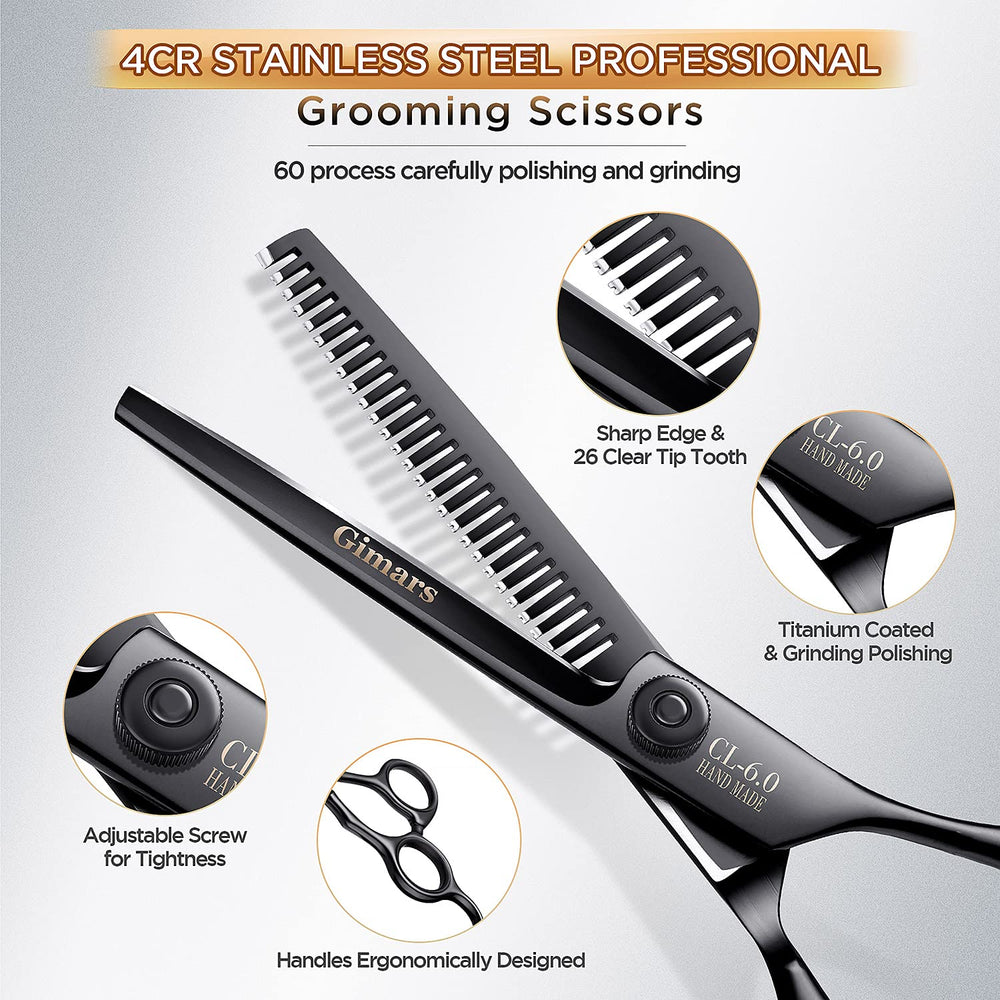 Gimars 4CR stainless steel blades show rust-resistant construction