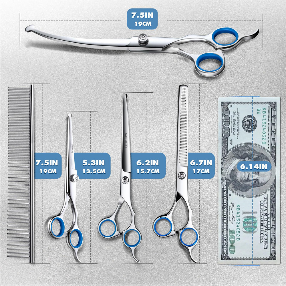 Gimars 4CR stainless steel blades resist rust and clean easily