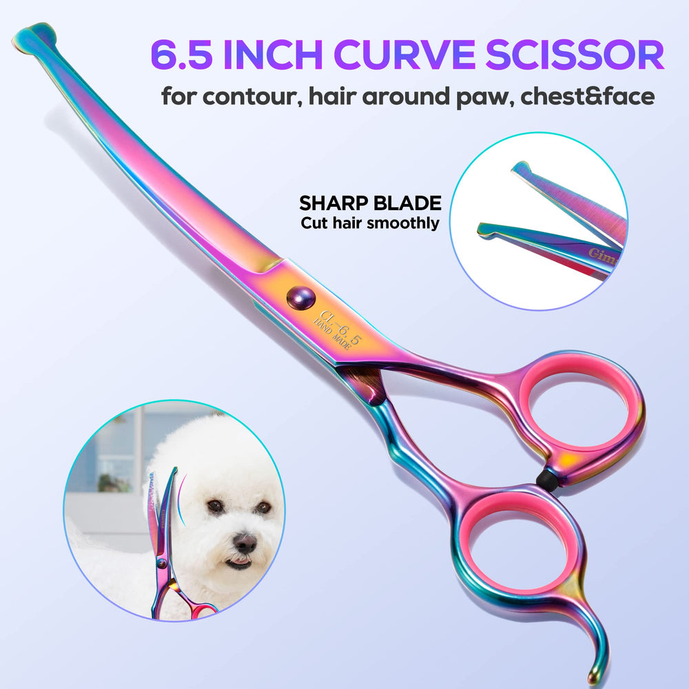 Gimars ergonomic handle design supports comfortable grooming sessions