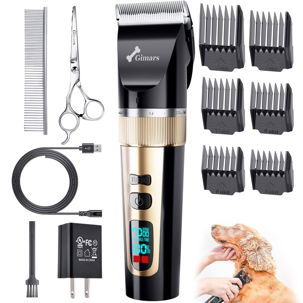 Gimars professional 7000rpm motor close-up for precise, efficient grooming.