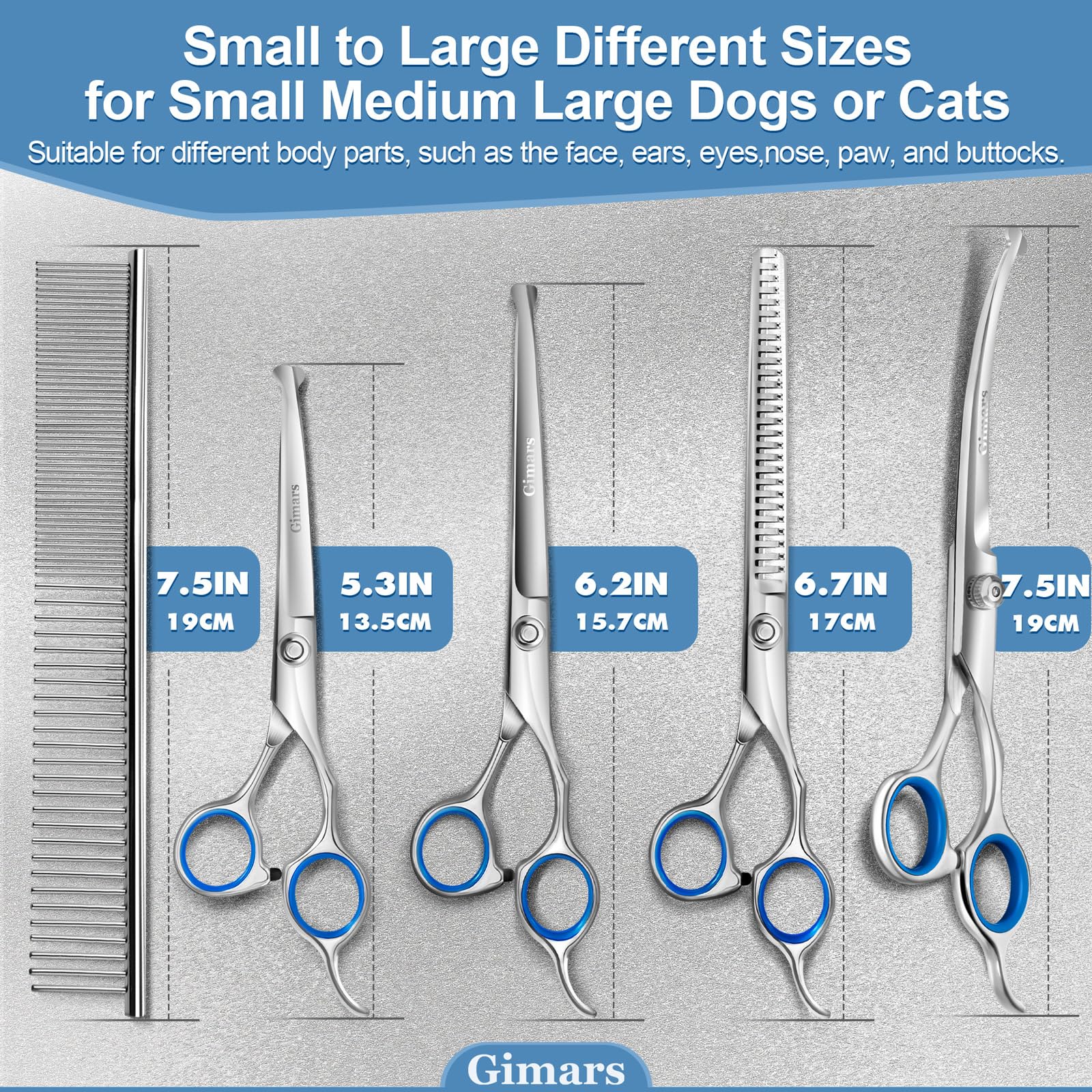 Gimars professional pet grooming tool in use at home or clinic