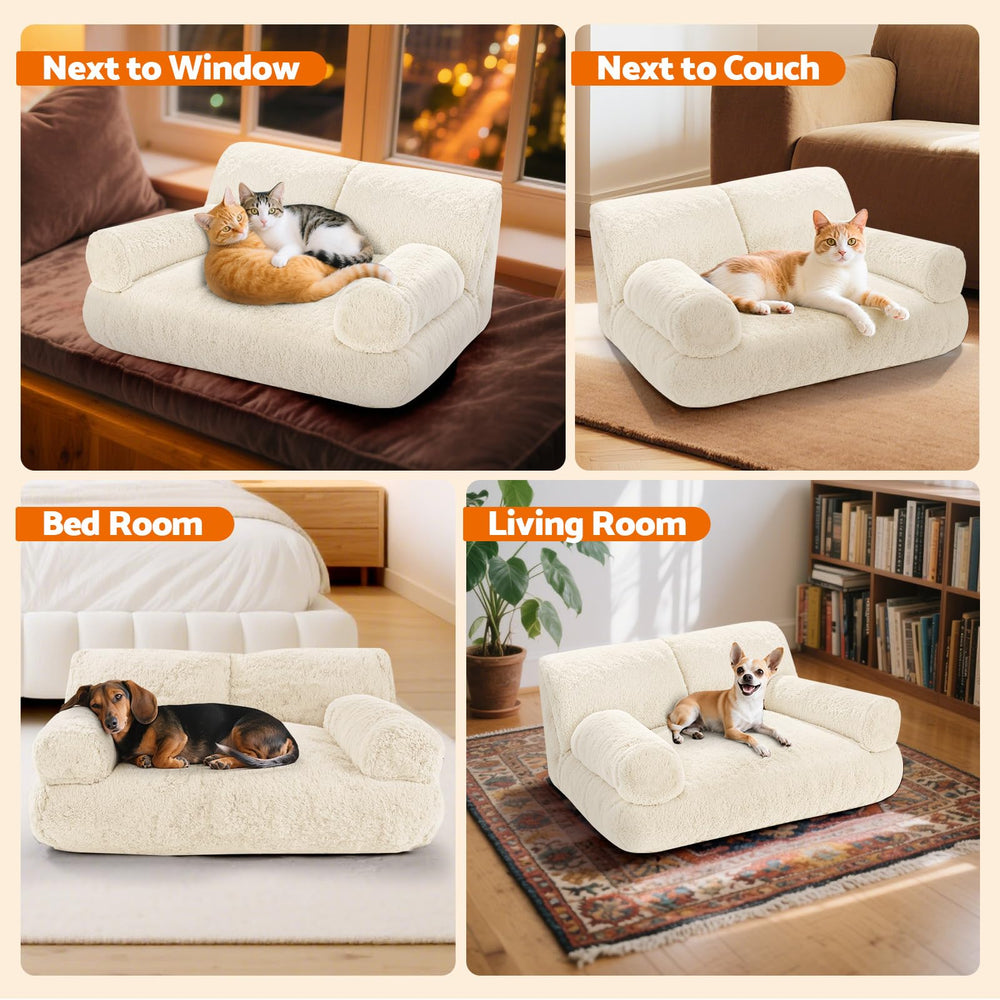 Gimars Upgrade Large Cat Bed removable-machine-washable-cover simplifies cleaning routines