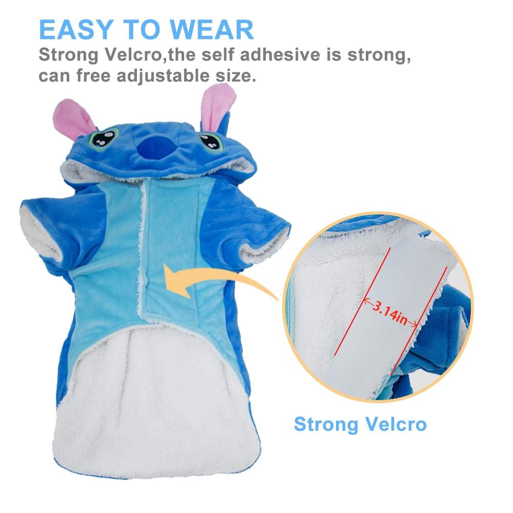 Gimilife dog hoodie blue Halloween costume option for festive photos.