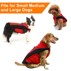 Gimilife warm dog winter coat close-up of interior waterproof coating for lasting warmth.
