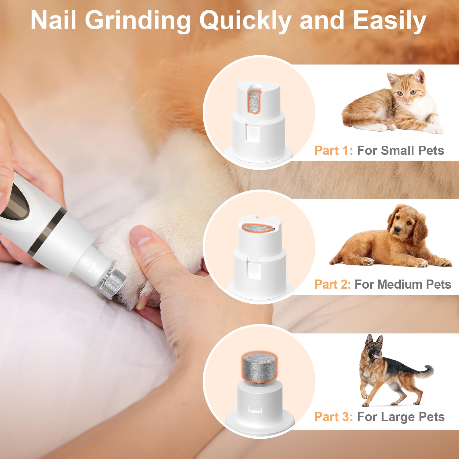 GIMPYN USB-C charging ensures quick, cordless grooming sessions