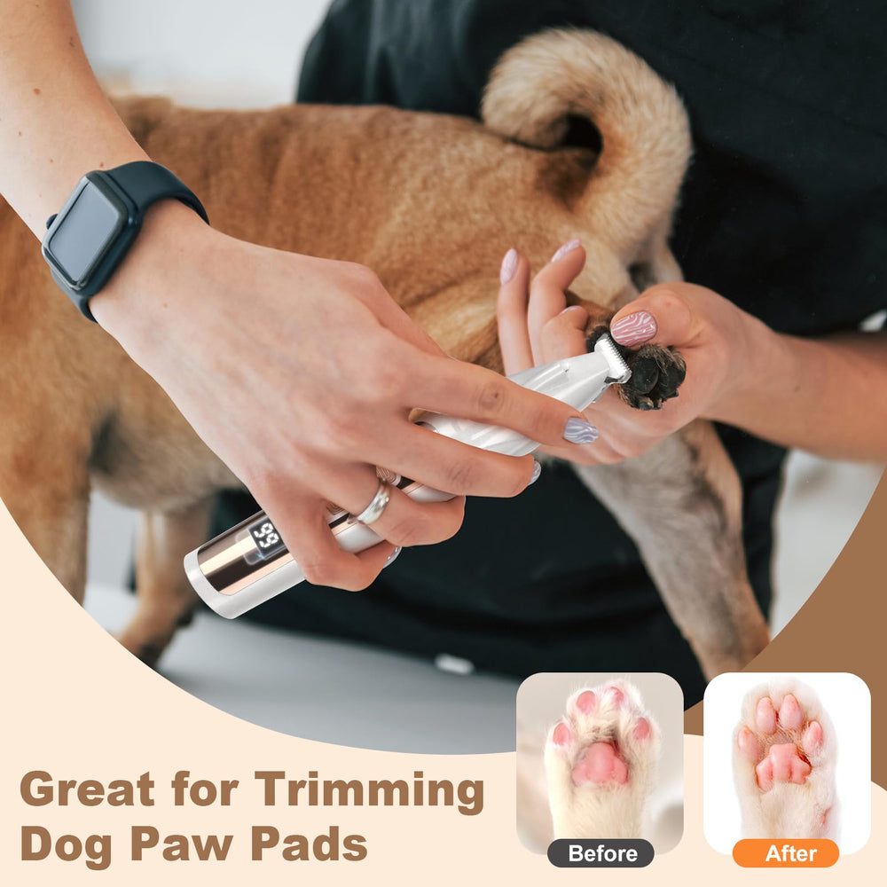GIMPYN paw trimmer blade uses carbon steel and ceramic for durability