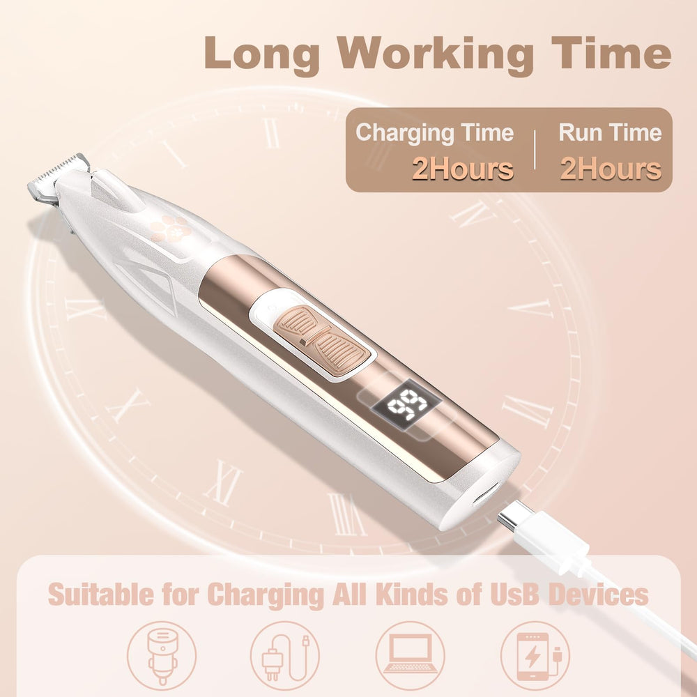 GIMPYN cordless paw trimmer for mobile grooming anywhere