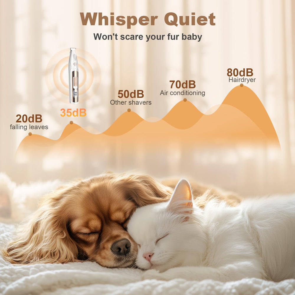 GIMPYN paw trimmer LED light aids precise grooming in tight spots