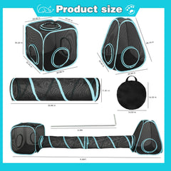 GINDOOR bunny tent DIY multiway setup highlights customizable space.