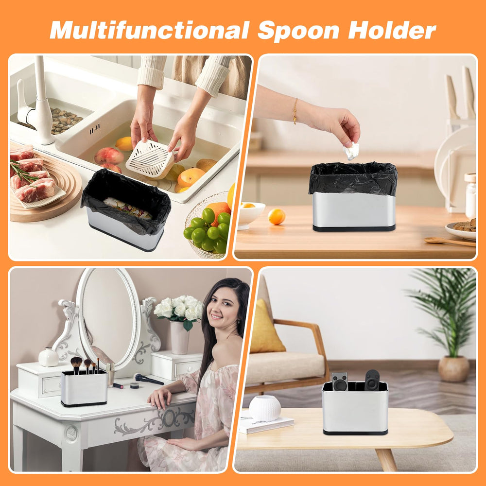 GINDOOR compact stand on a vanity illustrates space saving organization