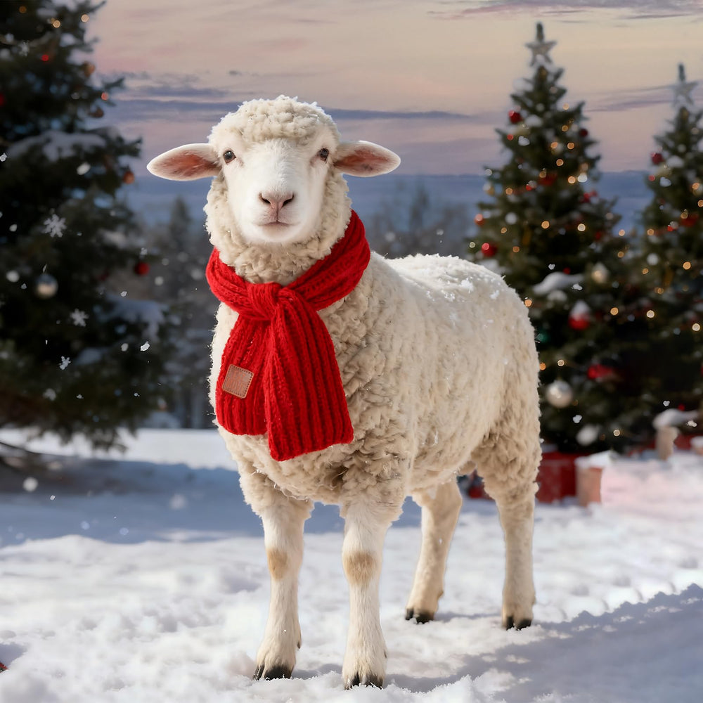 GINDOOR machine-washable scarf simplifies care after festive events