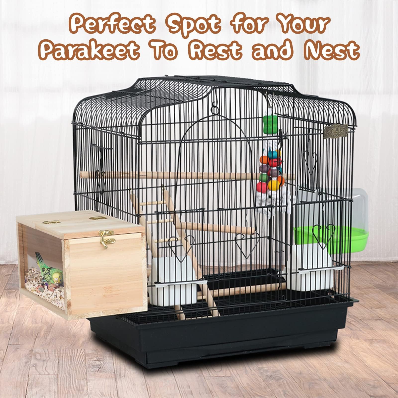 GINDOOR transparent design lets you observe the nest without disturbance