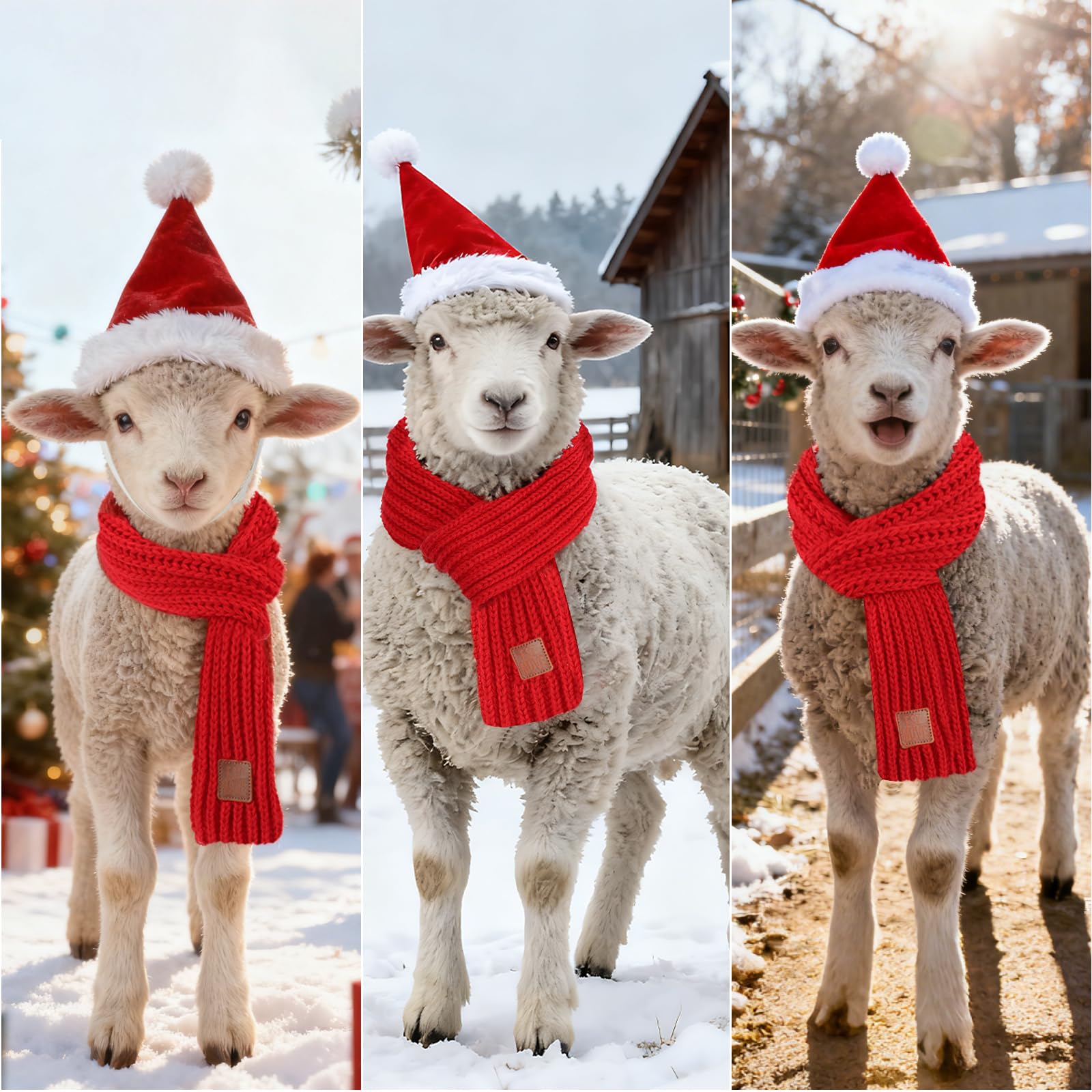 GINDOOR plush-ball-ornaments-top-hat detail adds playful festive style.