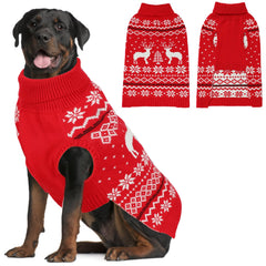 GINDOOR dog christmas-sweater-size-chart helps you pick a comfy winter fit.