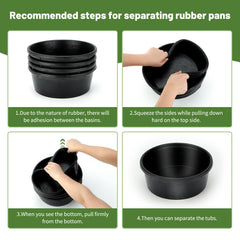 GINDOOR thick-walled rubber for durability under sun and weather