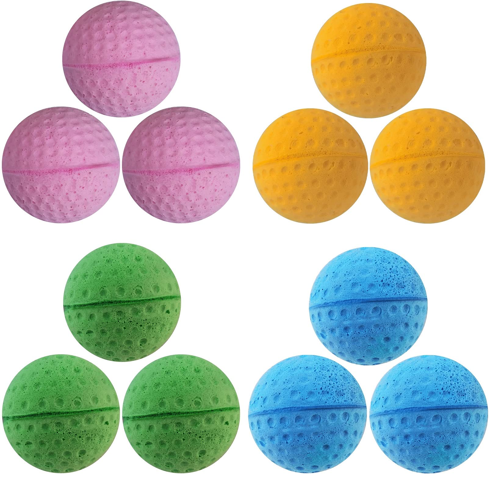 GINFH washable sponge balls after a quick clean