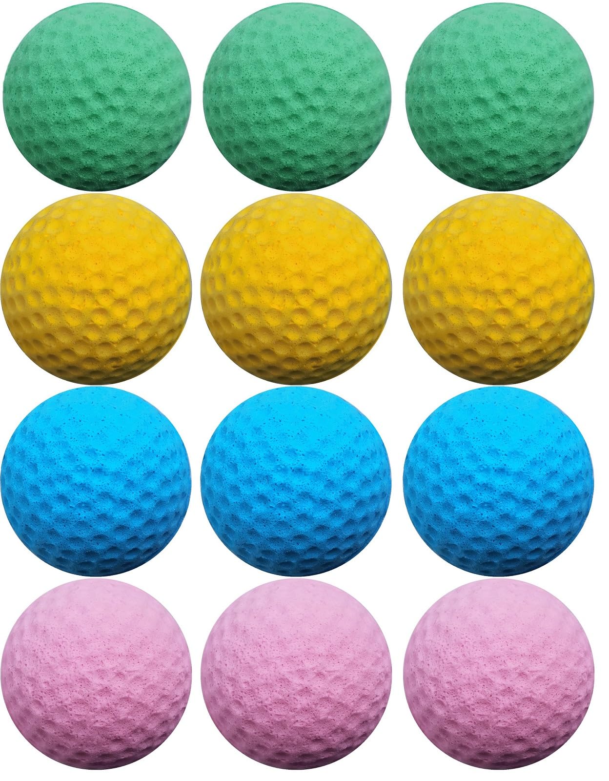 GINFH cat golf ball toy closeup showing lightweight foam for indoor play