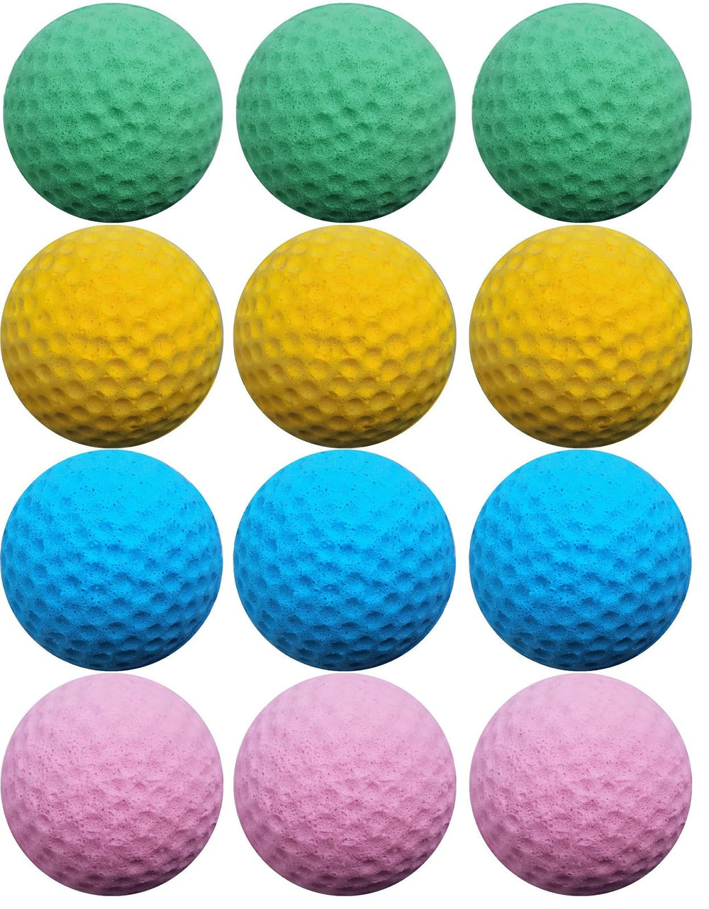 GINFH cat golf ball toy closeup showing lightweight foam for indoor play