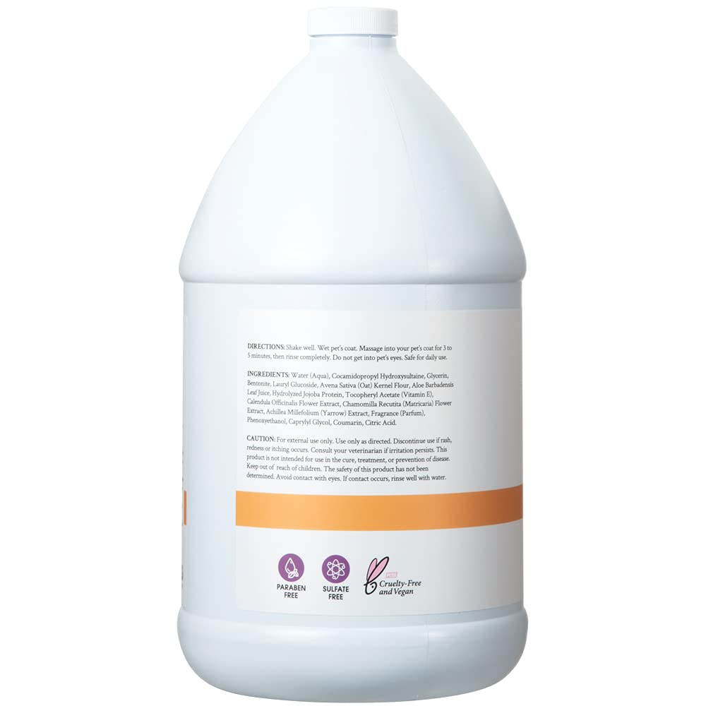 Ginger Lily Farms pour bottle shows Coco Mango scent in action.