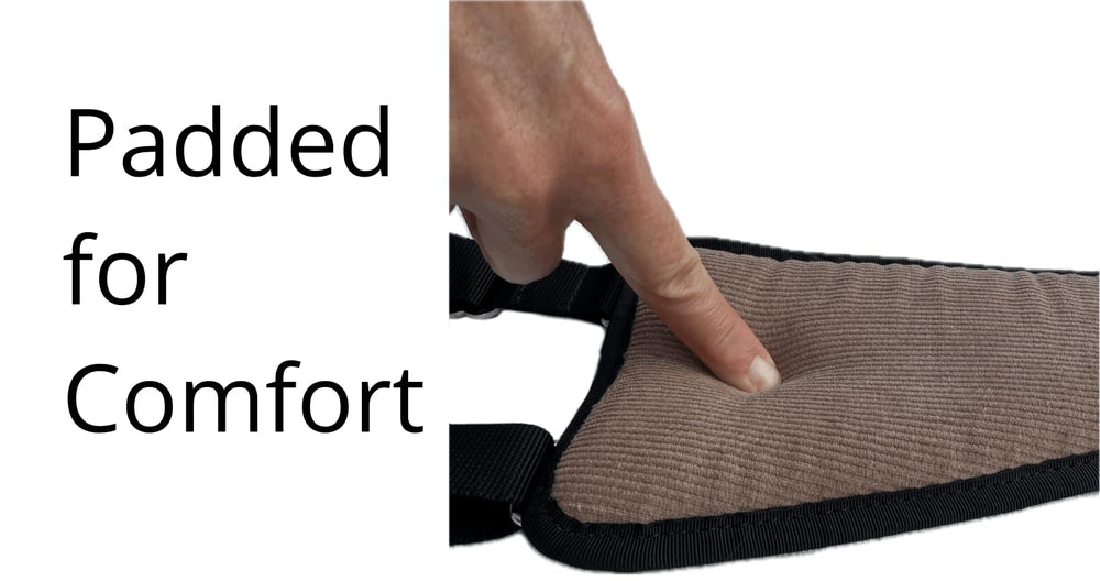 GingerLead sling assists stairs with stable support for dogs