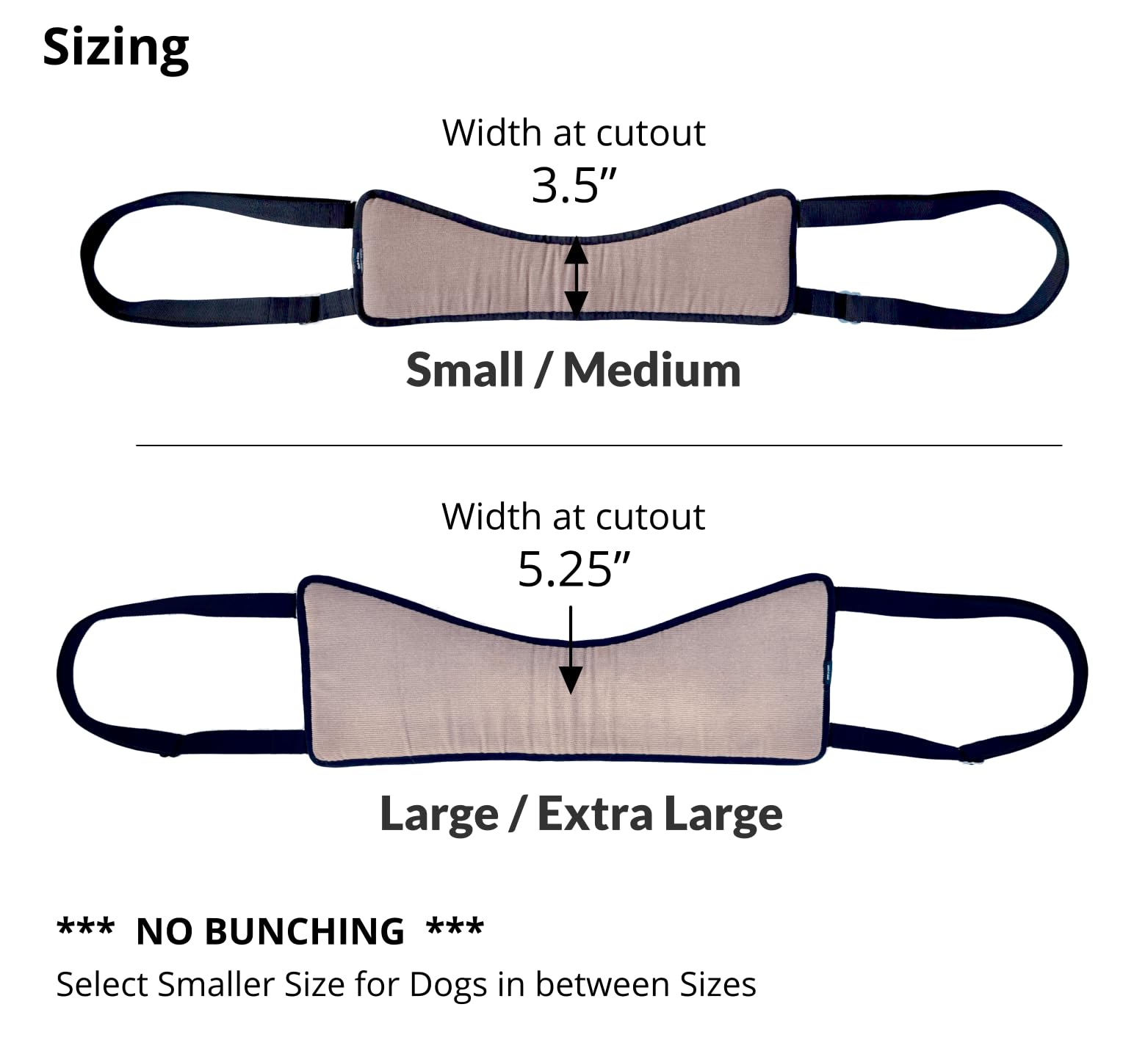 GingerLead Easy Lift padded harness closeup highlights comfortable, secure lift for injured dogs