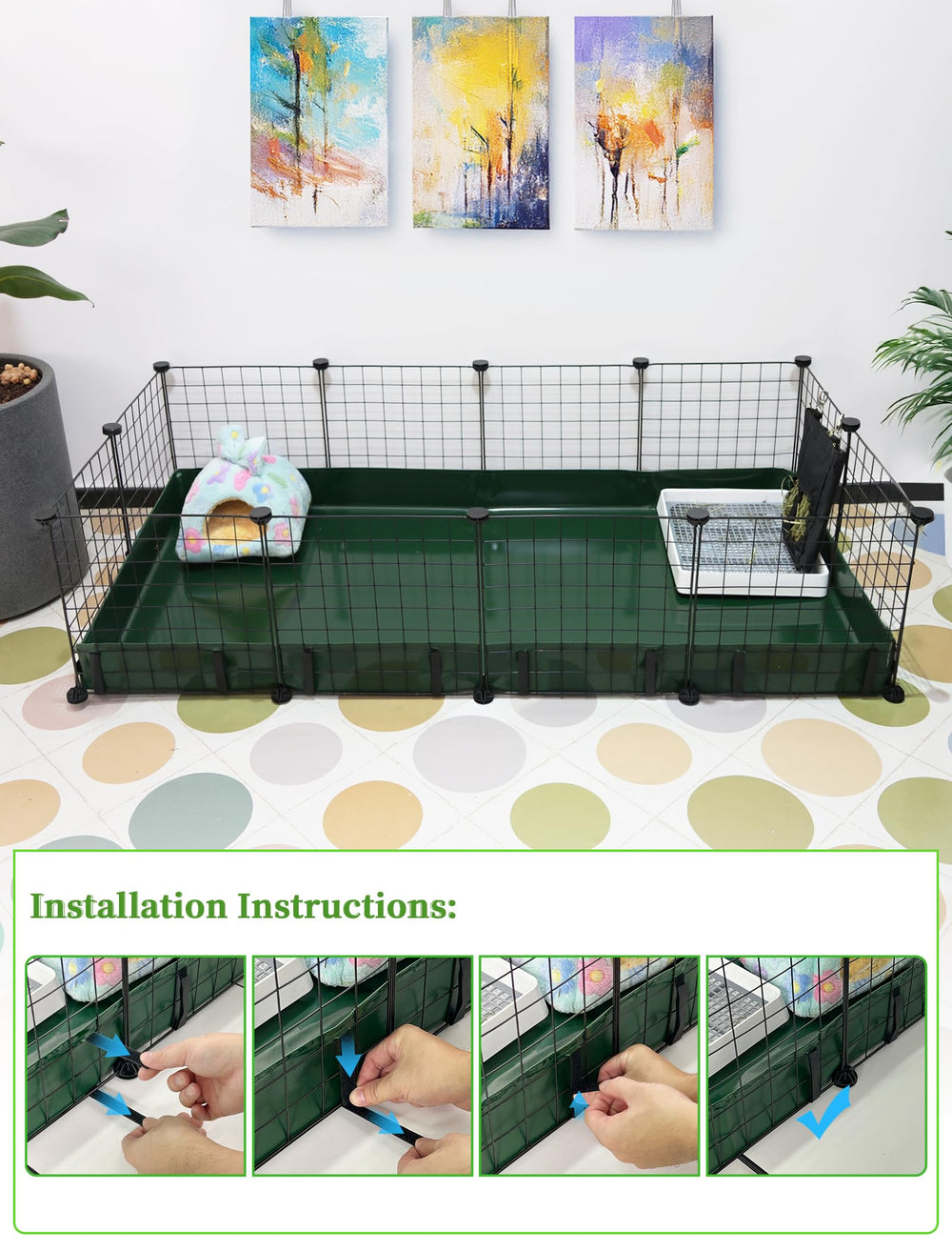 GINIDEAR cleaning-ready liner shown for quick wipe-down and low maintenance