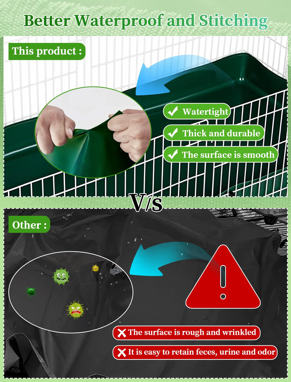GINIDEAR fit for 28x56 cage demonstrates precise 2x4 coverage