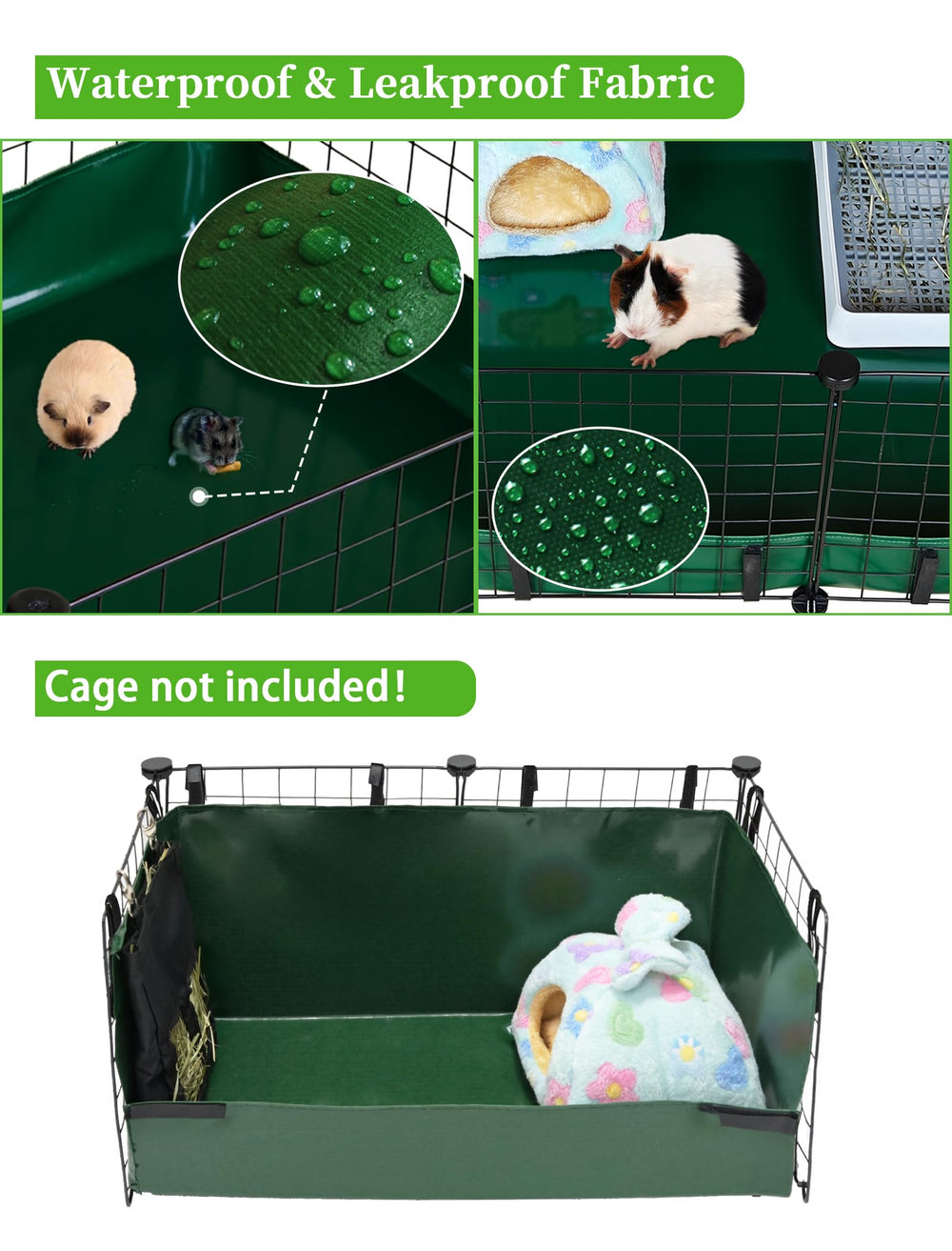 ginidear easy clean liner with wipe-down surface for quick maintenance