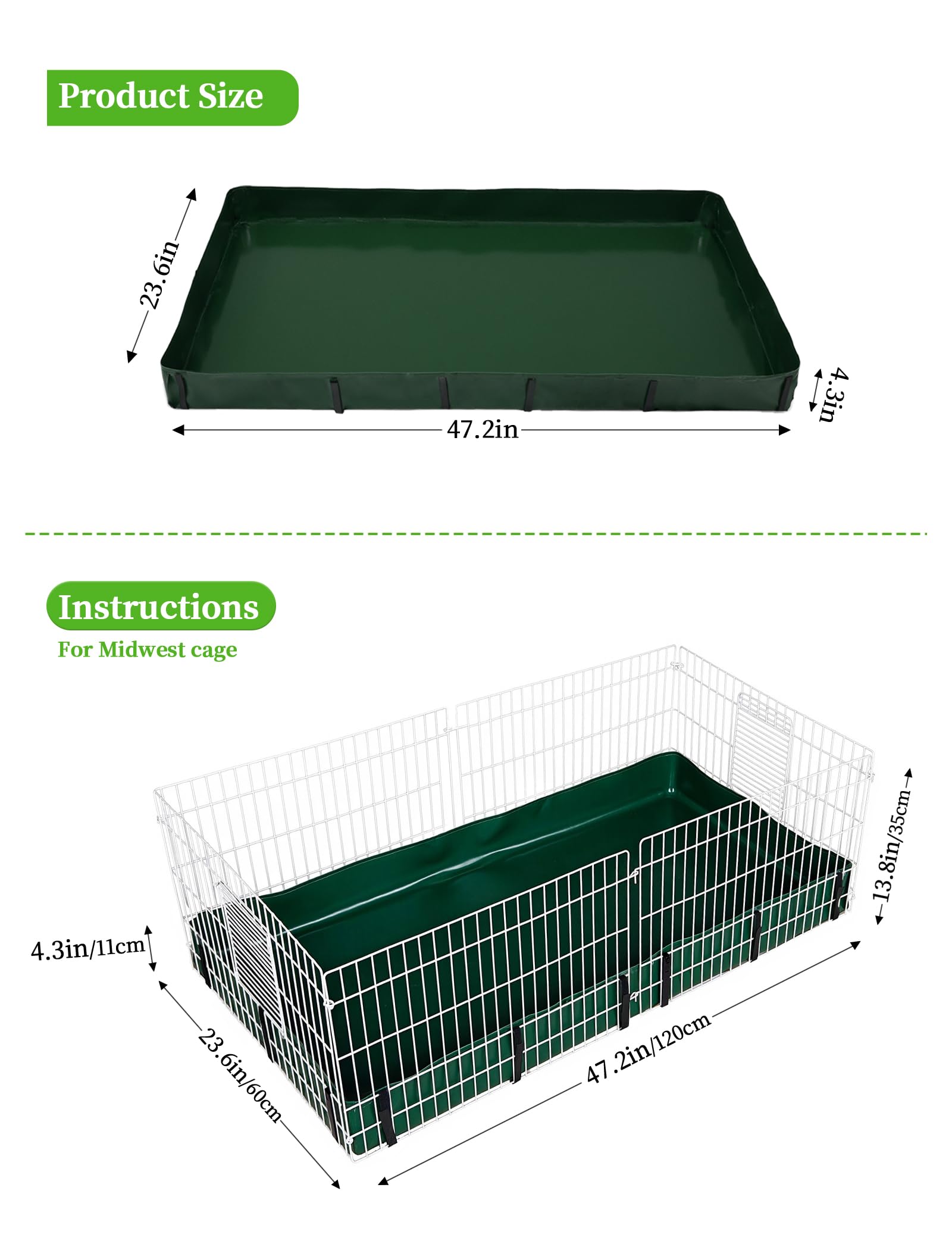 GINIDEAR easy-installation hook-and-loop system for quick, secure installation.