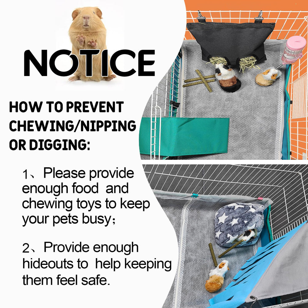 GINIDEAR guinea pig bedding 50-count pack for convenient replacements