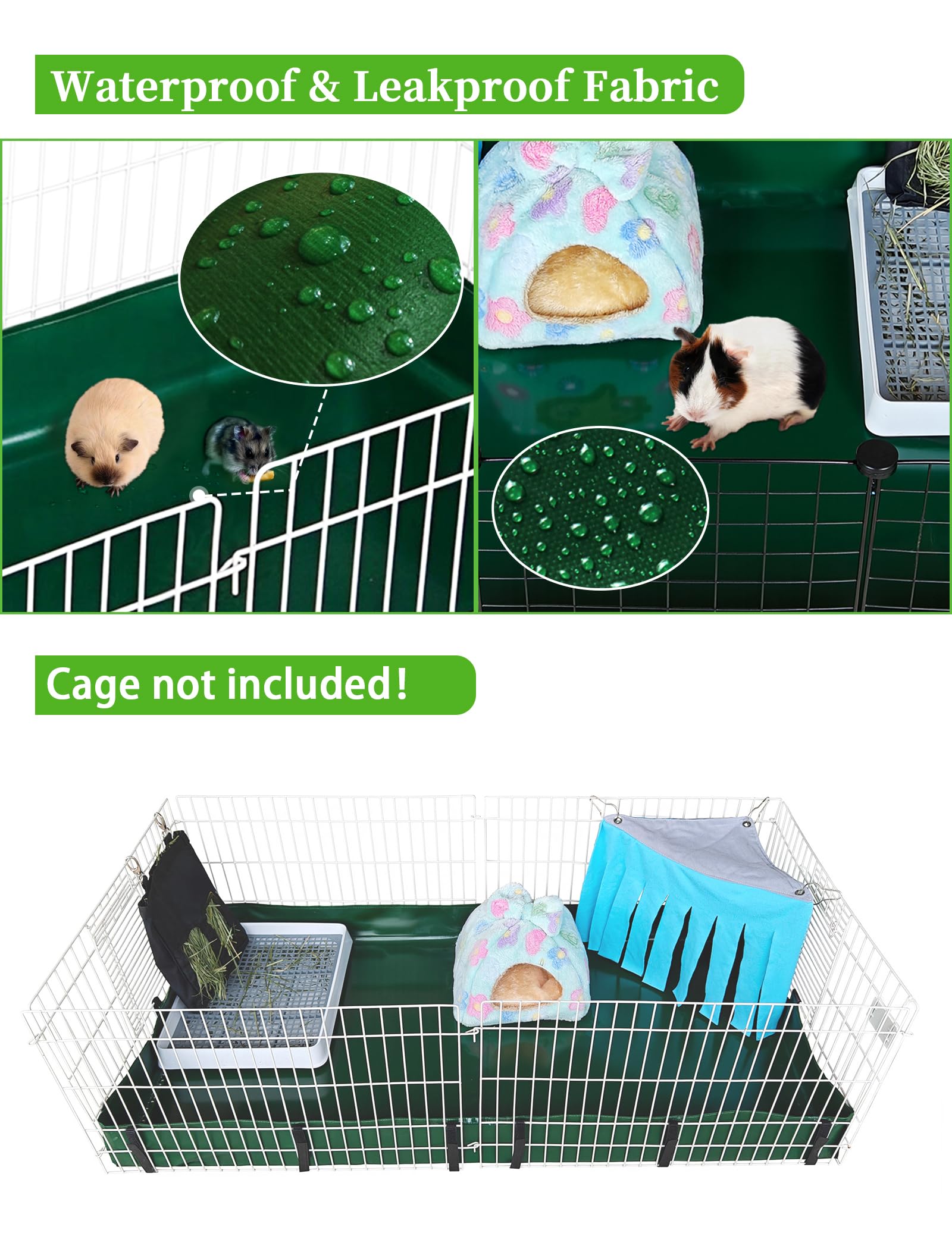 GINIDEAR multi-pet compatibility for rabbits, hamsters, and more.
