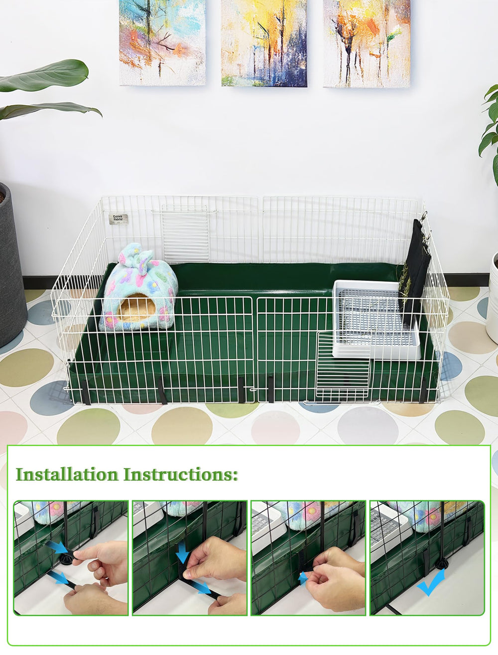 GINIDEAR wipe-clean surface enables fast, effortless cleaning.