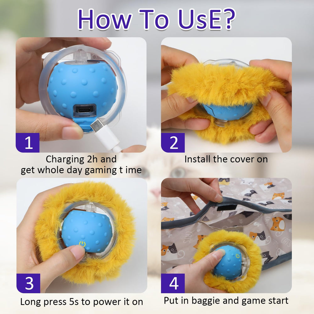 Giociv ball LED night light flashes as it moves