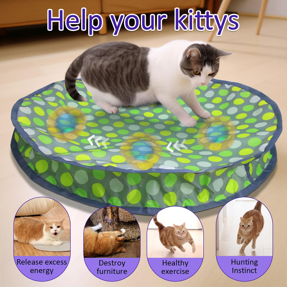 Giociv Halloween scene ball offers party-ready indoor fun for cats.