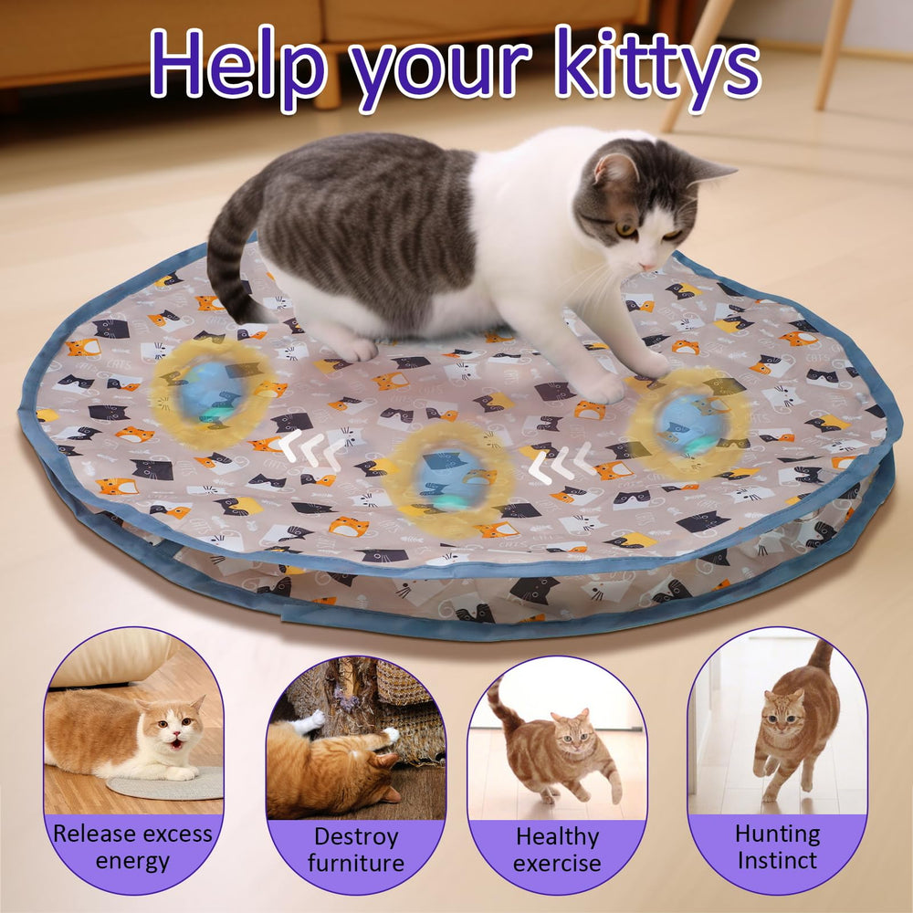 Giociv play garden setup idea for high-energy cats