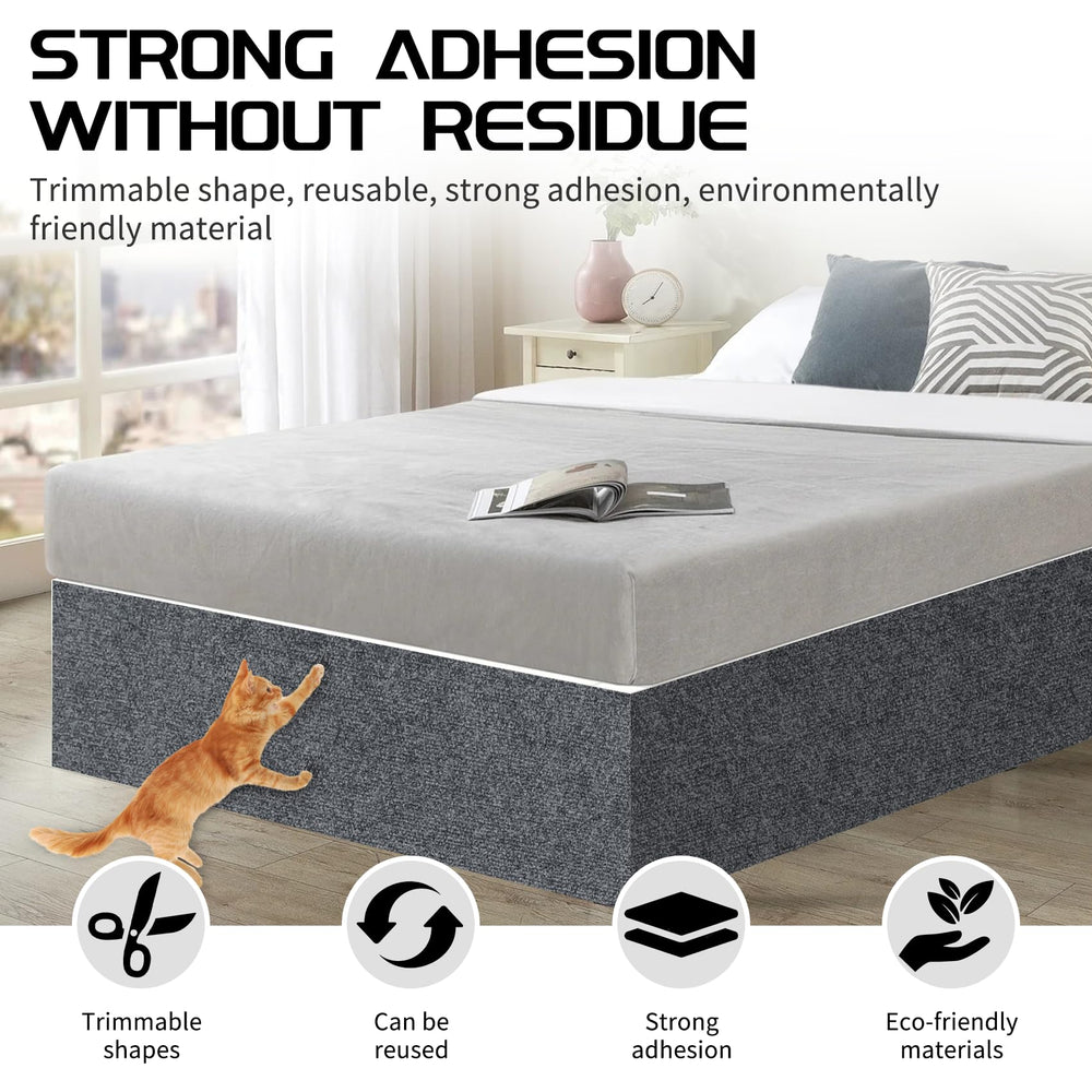Giomre cat scratch mat protects walls and surfaces from claw marks.