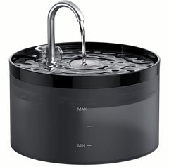 GIOTOHUN cat fountain 2L capacity close-up highlights roomy reservoir for fewer refills