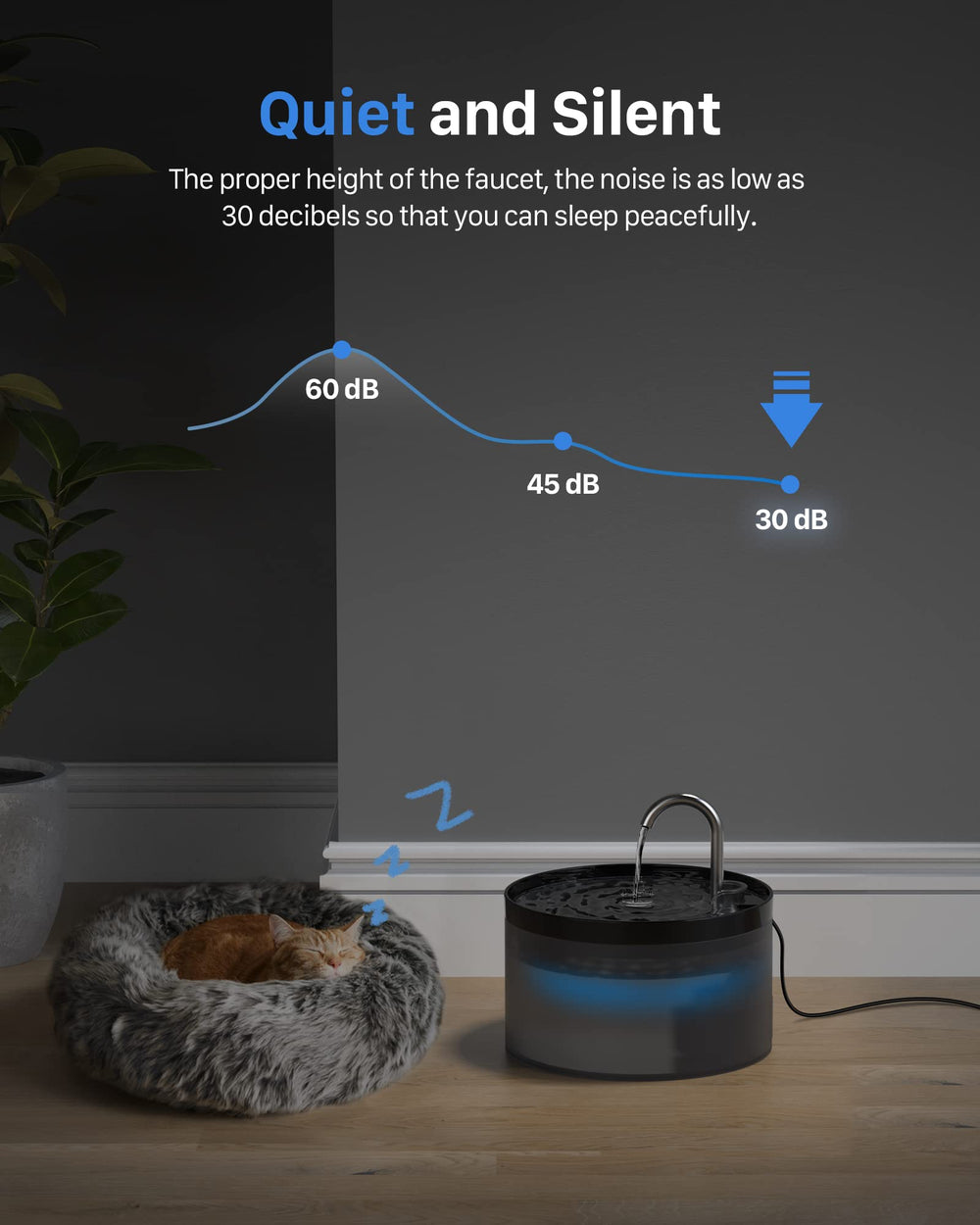 GIOTOHUN fountain detachable parts make cleaning quick and easy