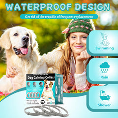 GIOVARA Calming Collar features soft TPE material for comfort and hypoallergenic wear.