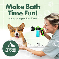 Girl With The Dogs nozzle aids garden cleaning and pet baths alike