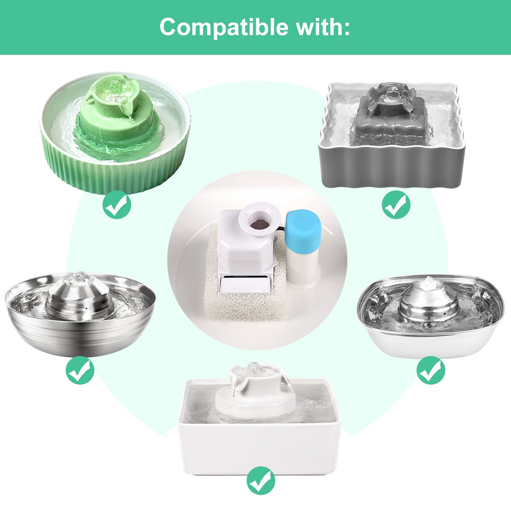 GISOFIK pump sponges replacement catching hair and debris